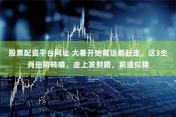股票配资平台网址 大暑开始霉运都赶走，这3生肖由阴转晴，走上发财路，前途似锦