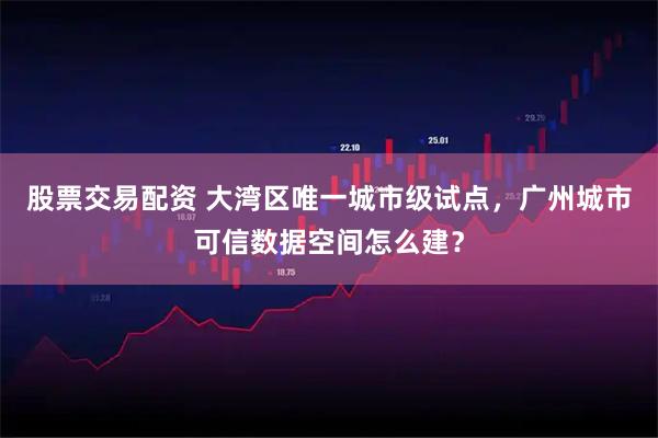 股票交易配资 大湾区唯一城市级试点，广州城市可信数据空间怎么建？
